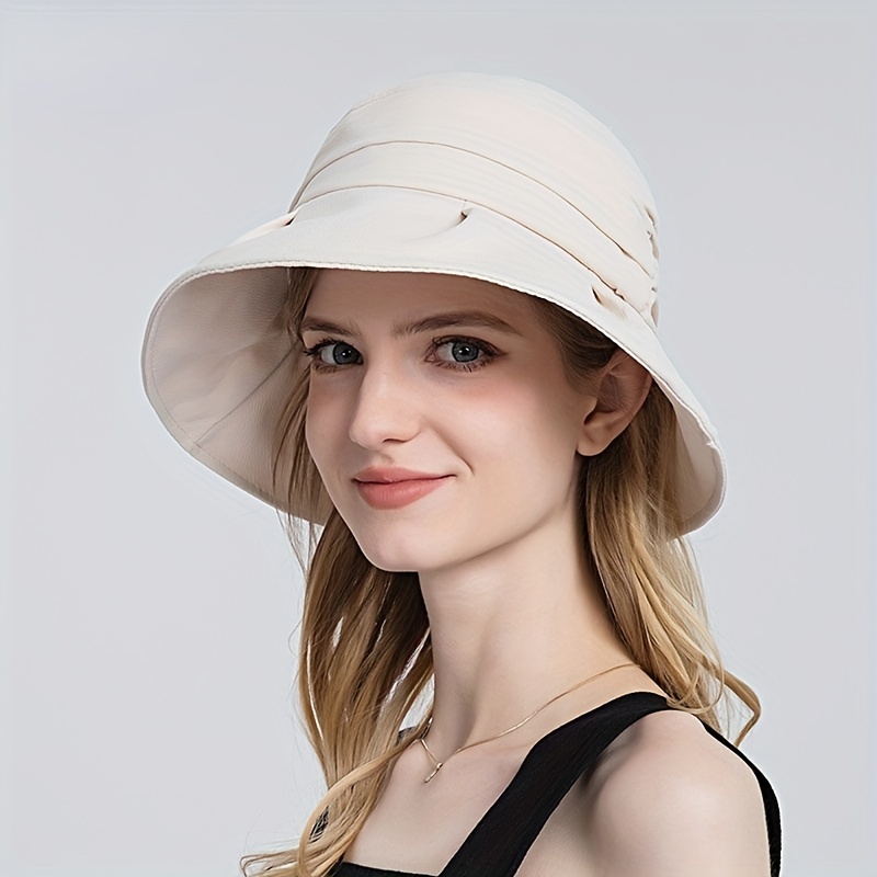 Women's Wide Brim Bucket Hat