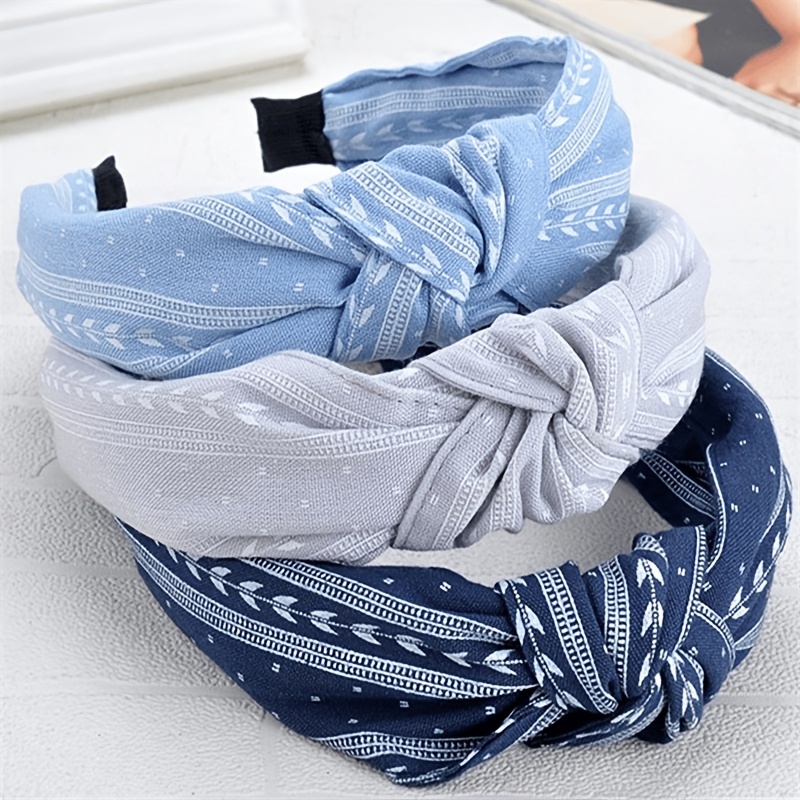 

1pc Stylish Cloth Cross Knot Headband For Women - Wide Hair Hoop For All Occasions