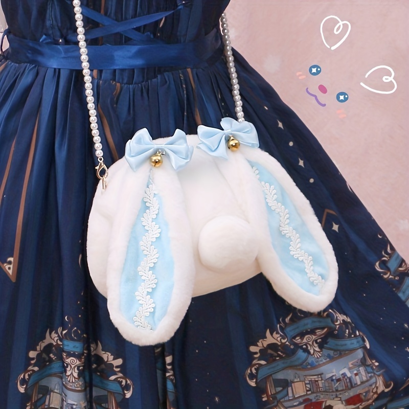 Lolita Bunny Plush Bag - Kawaii Fashion Shop