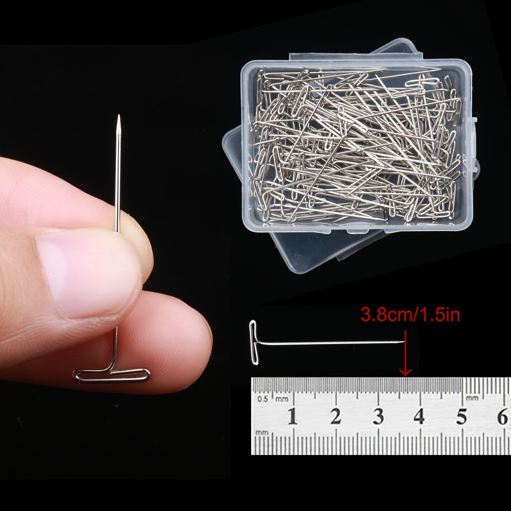 100pcs T-PINS 2 (51mm) FOR wig making tools hair needle wig pins Wig pin  wig