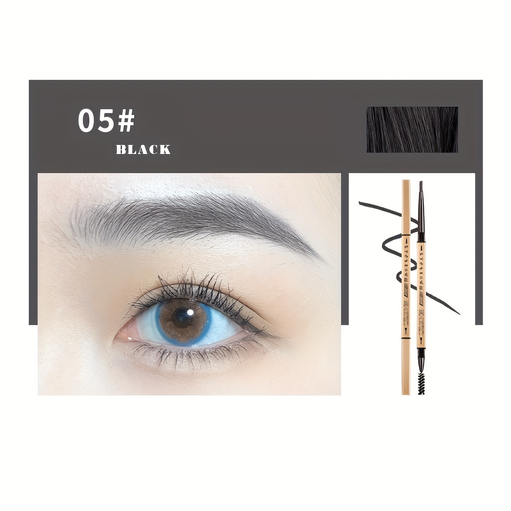 Golden Chopsticks Waterproof Eyebrow Pencil Ultra Slim Long-Lasting Color