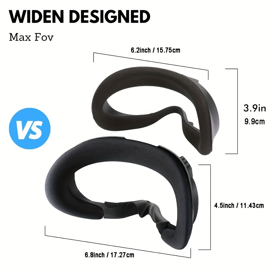  VR Sweat Mask Foam Band for Meta Quest 3 Oculus 2 Pro VR  Workout Supernatual Face Dry Cool Guard Cover : Video Games
