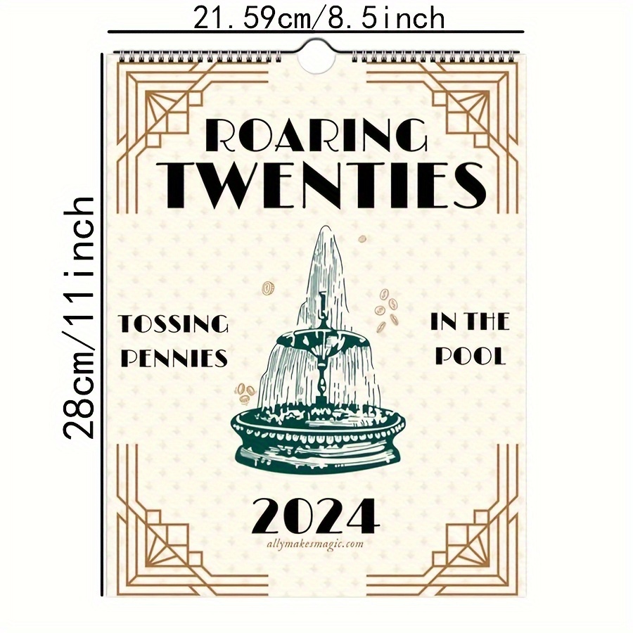 2024 Roaring Twenties Calendar 2024 Roaring Twenties Temu Australia