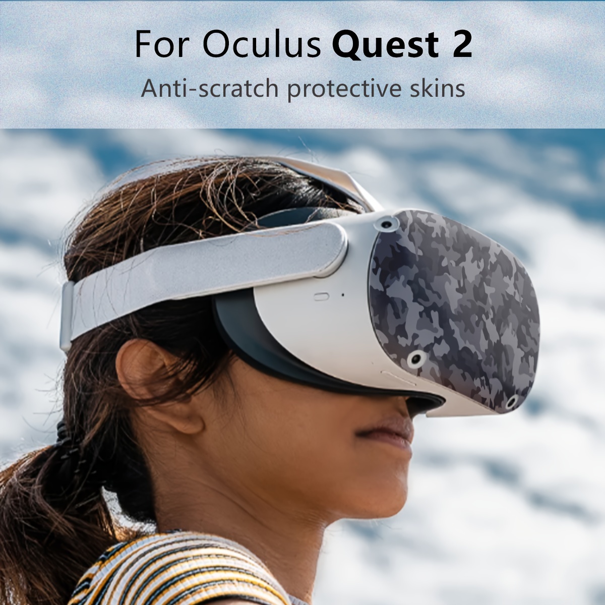 1 juego de piel para Oculus Quest 2 VR auriculares y - Temu Mexico