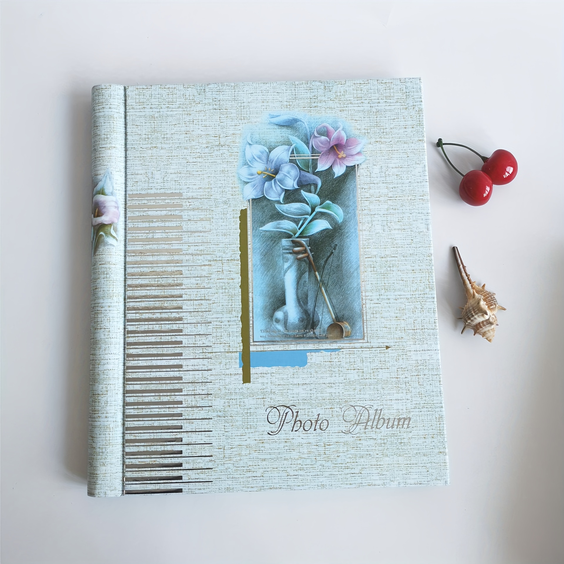 Photo Album Self Adhesive Pages Scrapbook Album 40/60 Pages - Temu