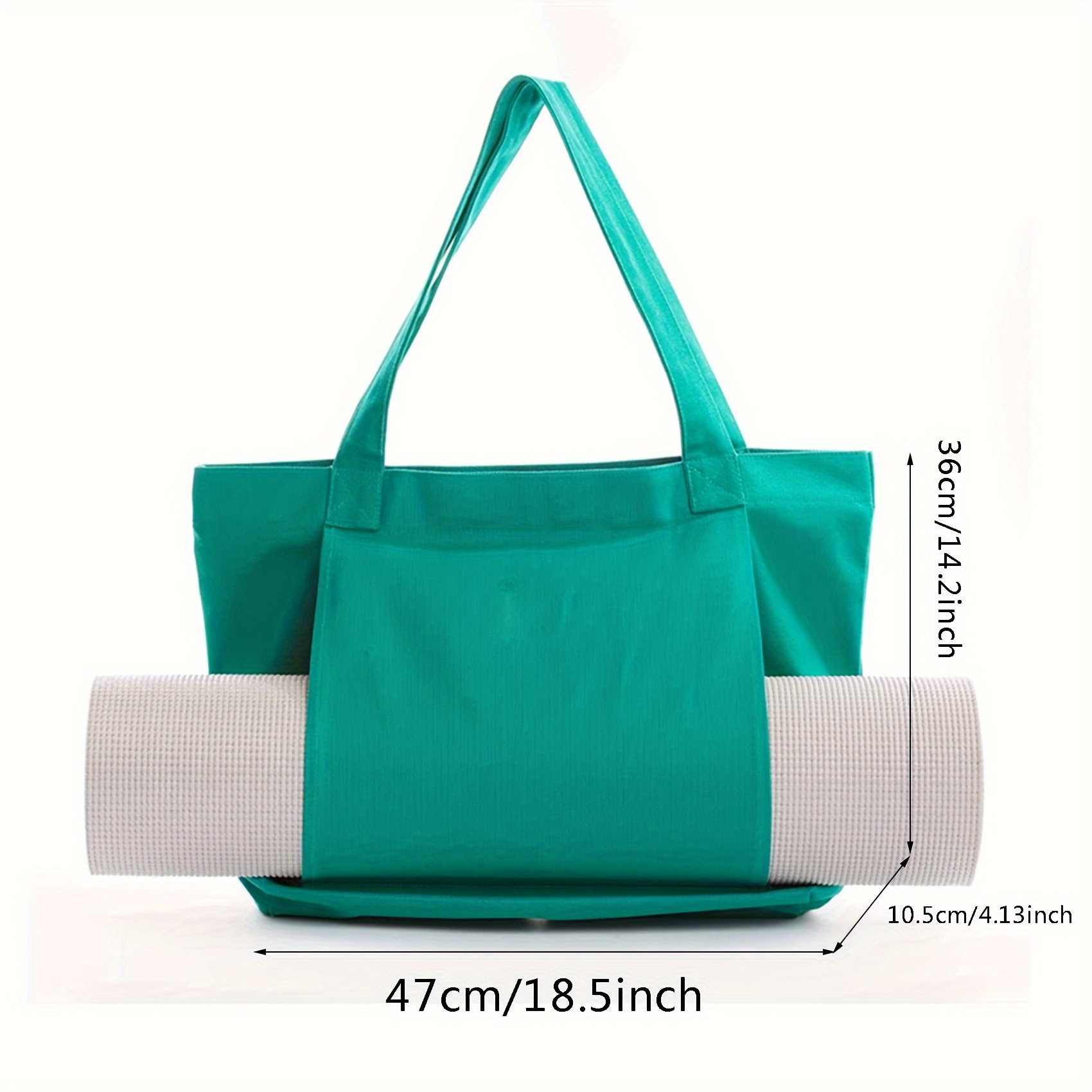 Yoga Mat Bag Large Handbag Pocket Lightweight Durable Storage Bag