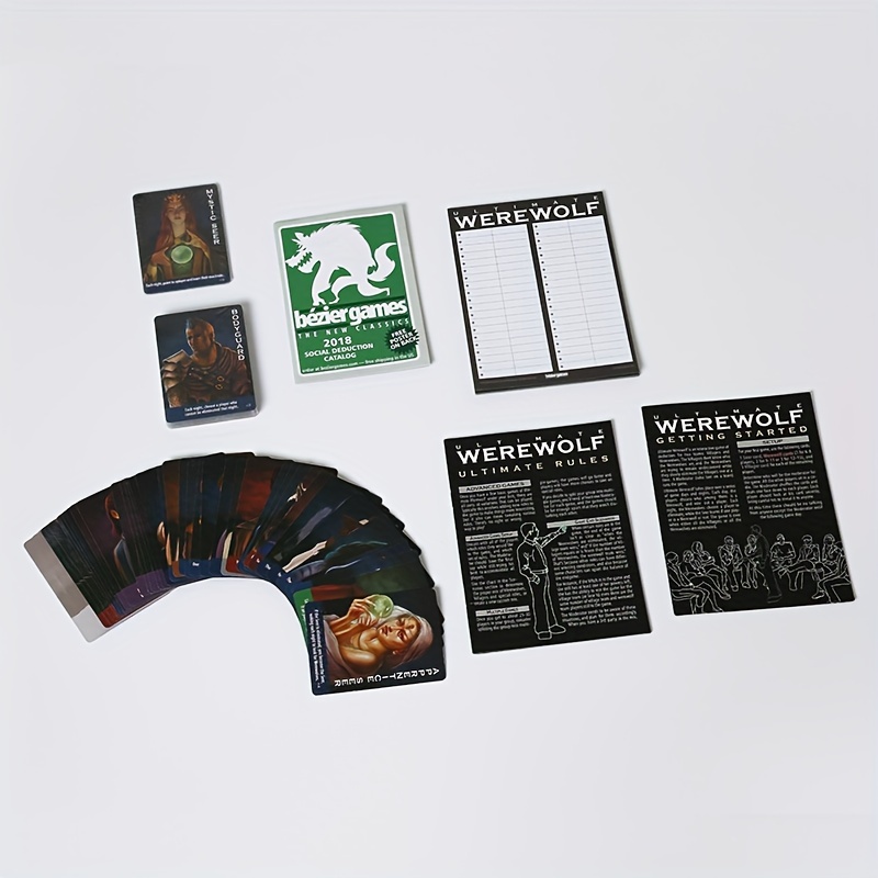 Ultimate Werewolf Family Board Game Super Bonus Card Party Edition