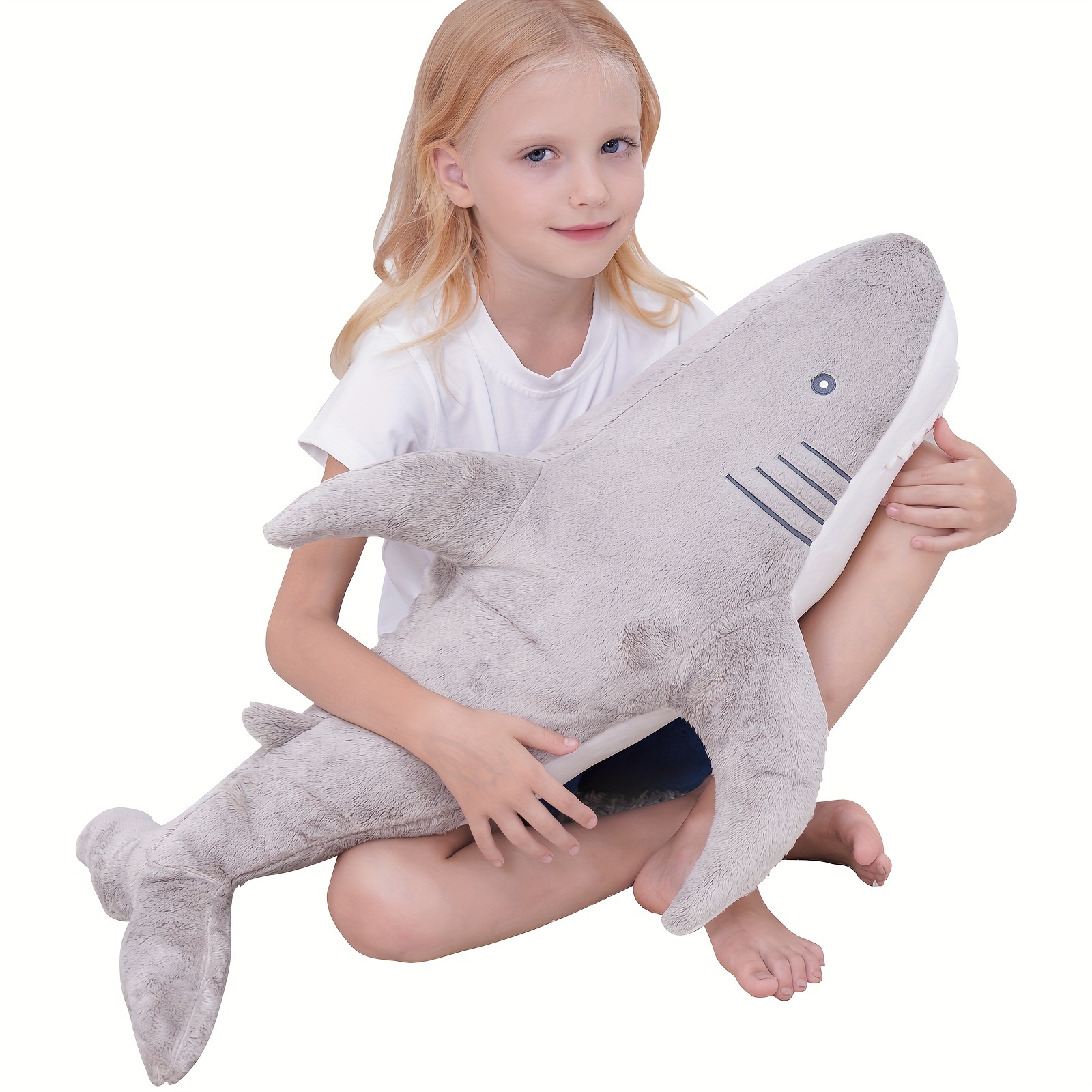 Dive into cuddly fun with @boostershark's giant shark plush toy! Grab yours  today and enjoy a shark-sized dose of snuggly happiness! LI