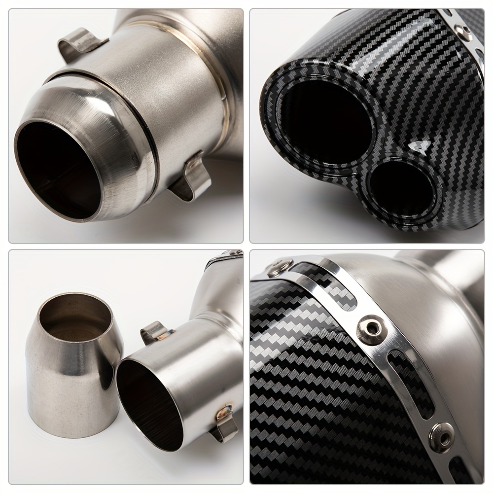 35 51mm motorcycle scooter atv exhaust pipe   for honda cbr250 cb400 yzf fz400 z750 ninja tmax530 details 7