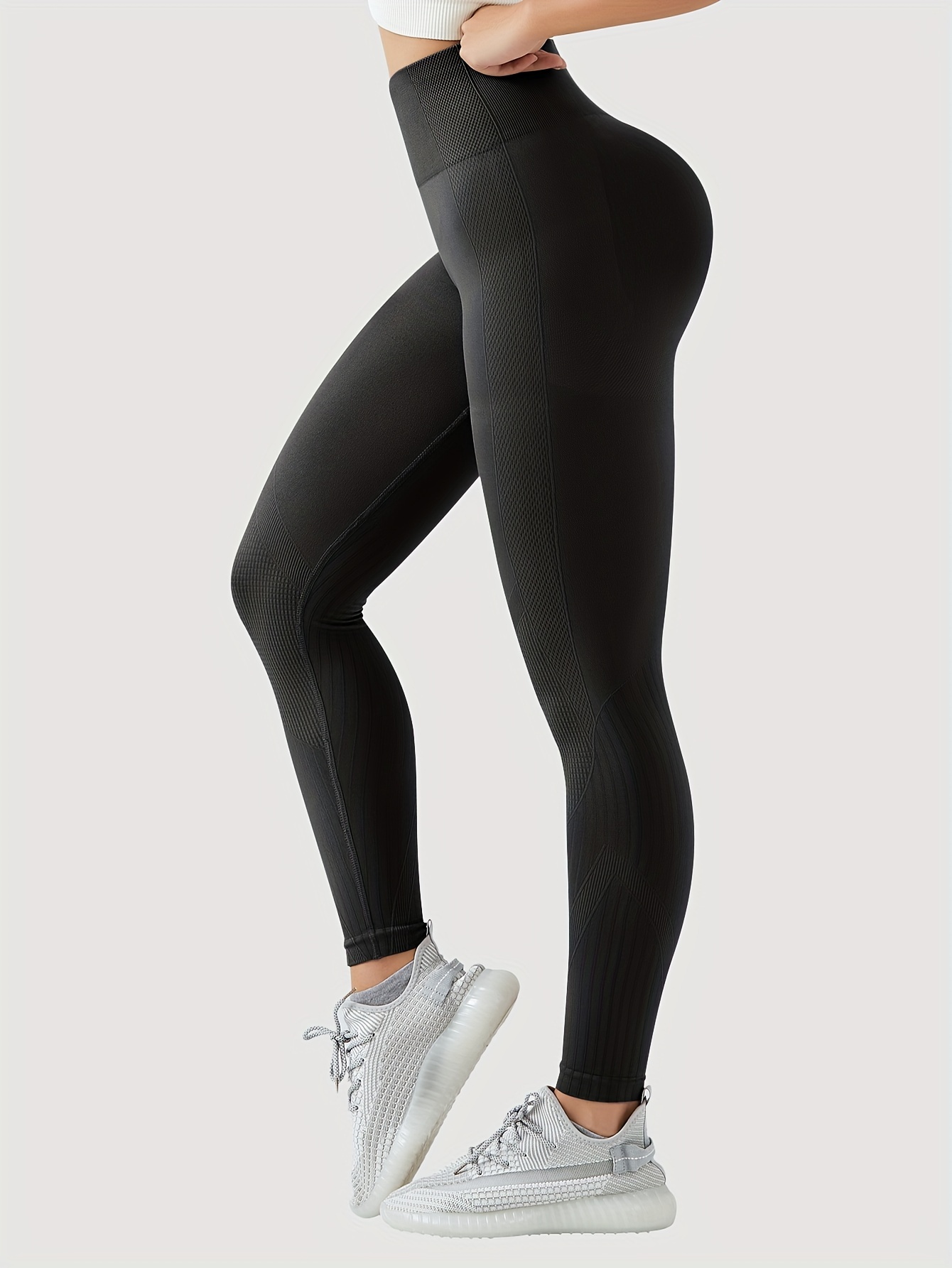 Criss Cross Back Quick Dry Yoga Leggings High Waist Tummy - Temu