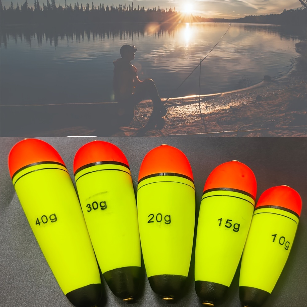 5pcs Bright Color High Visibility Fishing Floats, Far Casting Fishing  Bobbers, Fishing Tackles