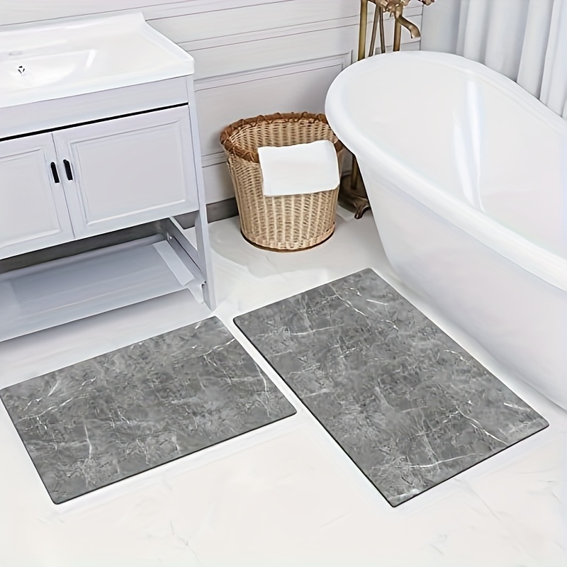 Anti-Slip Washable Absorbent Floor Mat Diatomite Earth Bath Mat