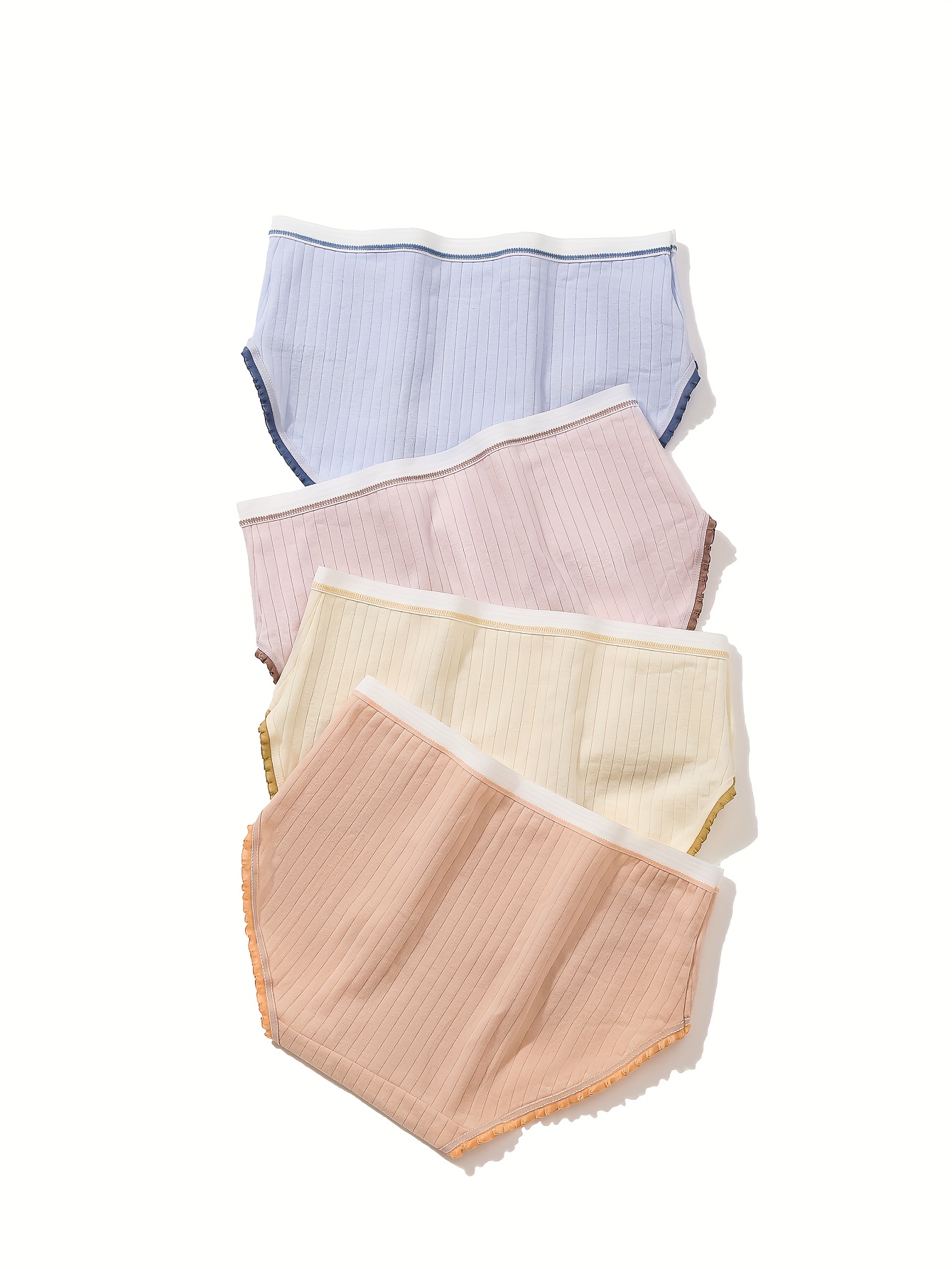 Toddler Girls Boxers Solid Color Simple Style Bottoming - Temu