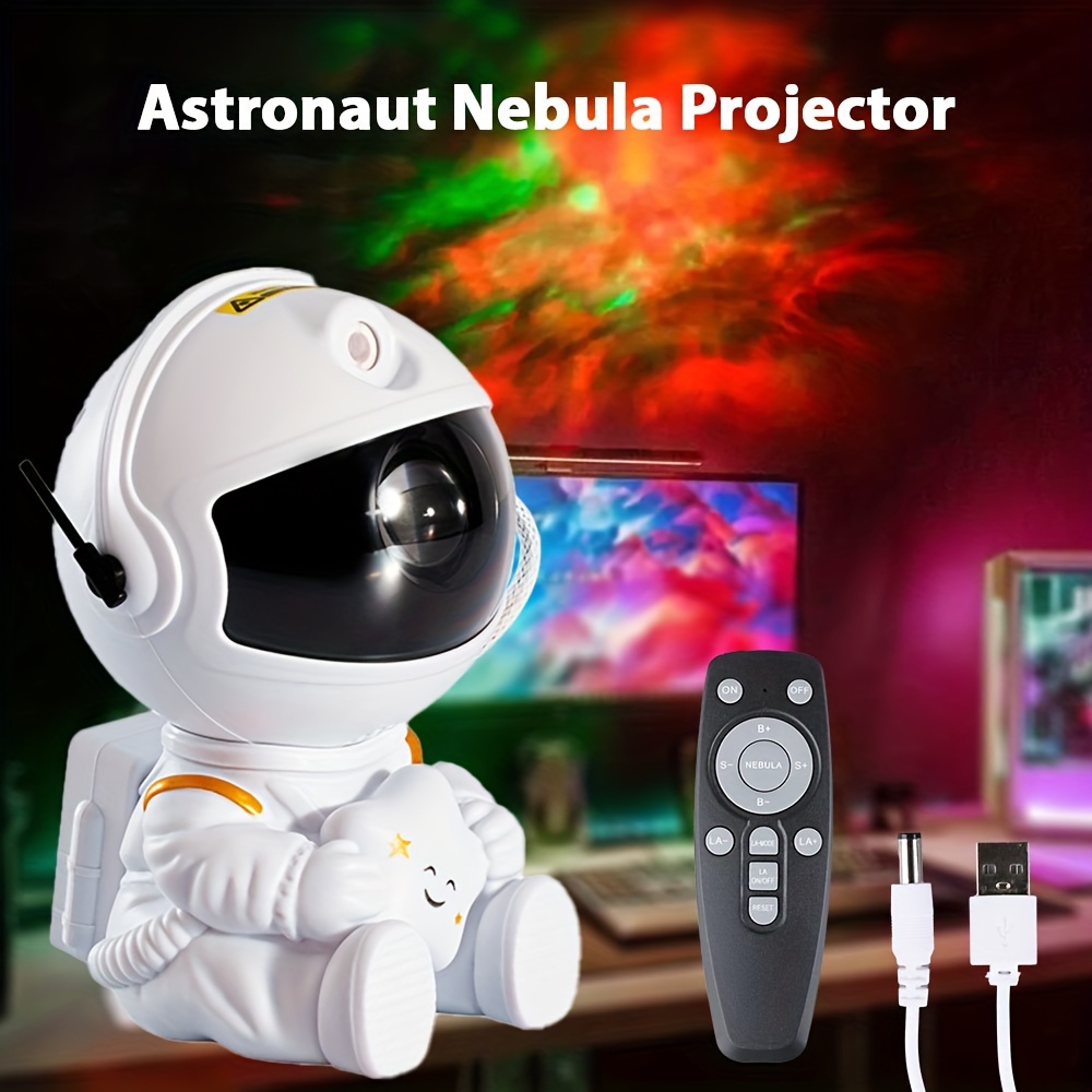 Comprar Proyector de cielo estrellado de astronauta, luz nocturna de  nebulosa ajustable, luz nocturna de galaxia y estrella, 1 ud.