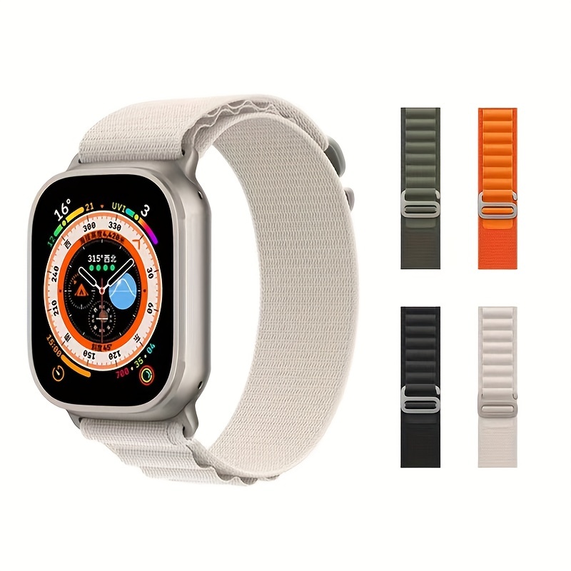 Resin Watch Strap for Apple Watch band 7 6 se5 44 40mm Chain for