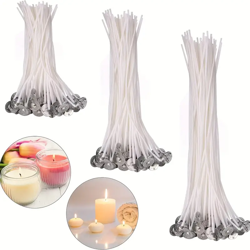 Candle Wicks Candle Wick 3 Various Sizes For Candle Making - Temu