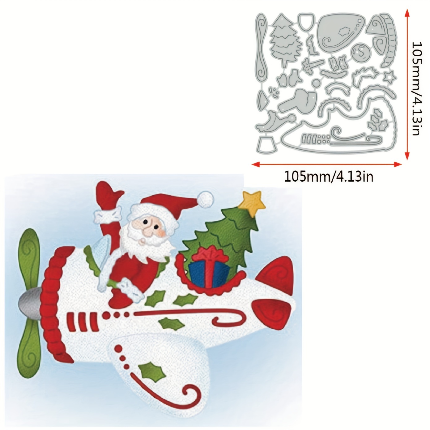 カッティングダイ サンタクロース 着せ替シリーズ① くまのハロウィン