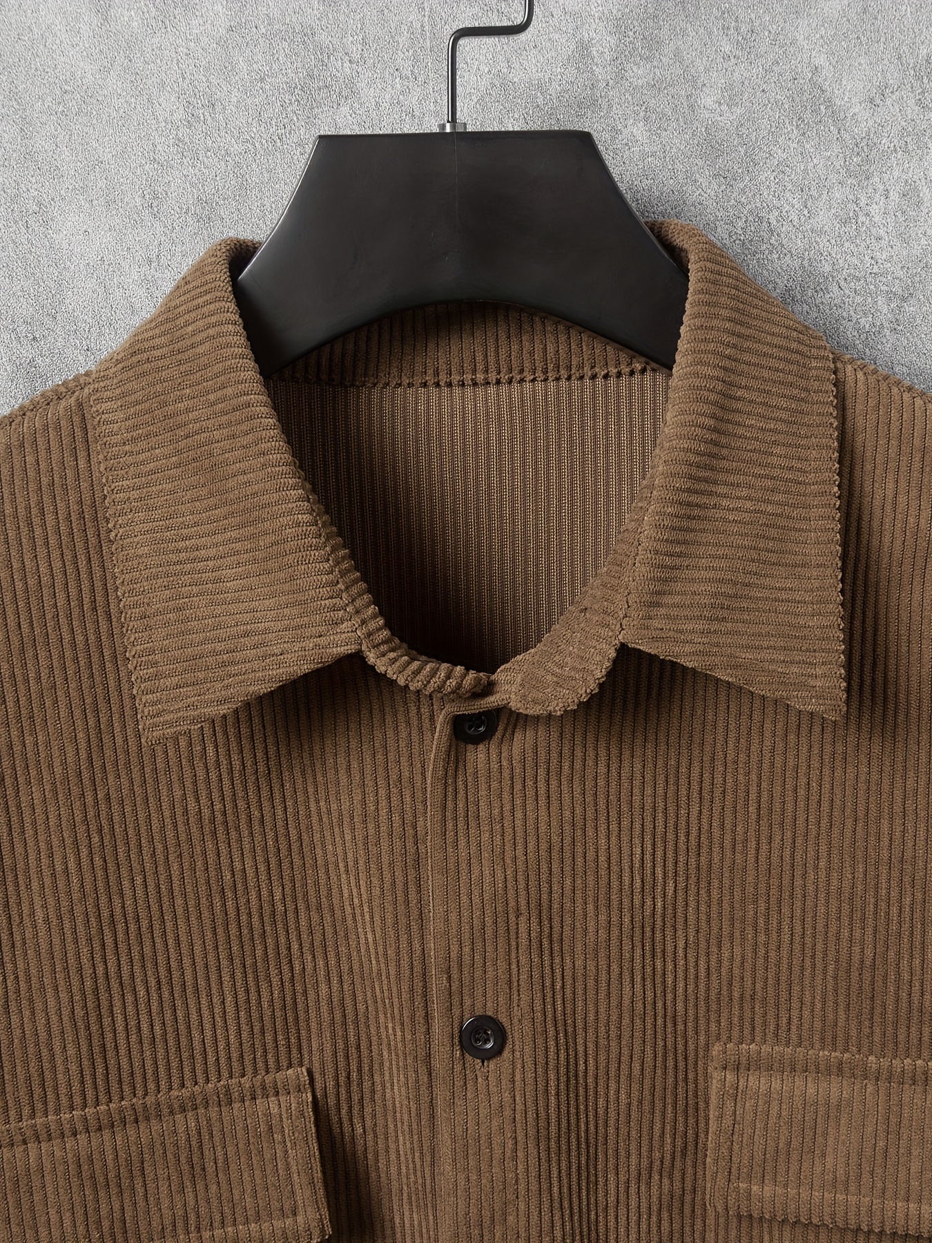 Men's Corduroy Long Sleeve Shirt Trendy Comfy Warm Shirt - Temu