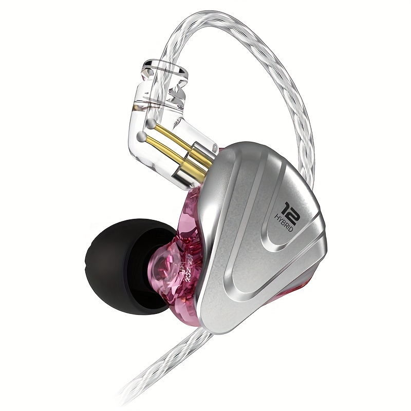 Kz Zsx 1dd+5ba Hybrid Drivers Hifi Bass Earbuds In ear - Temu