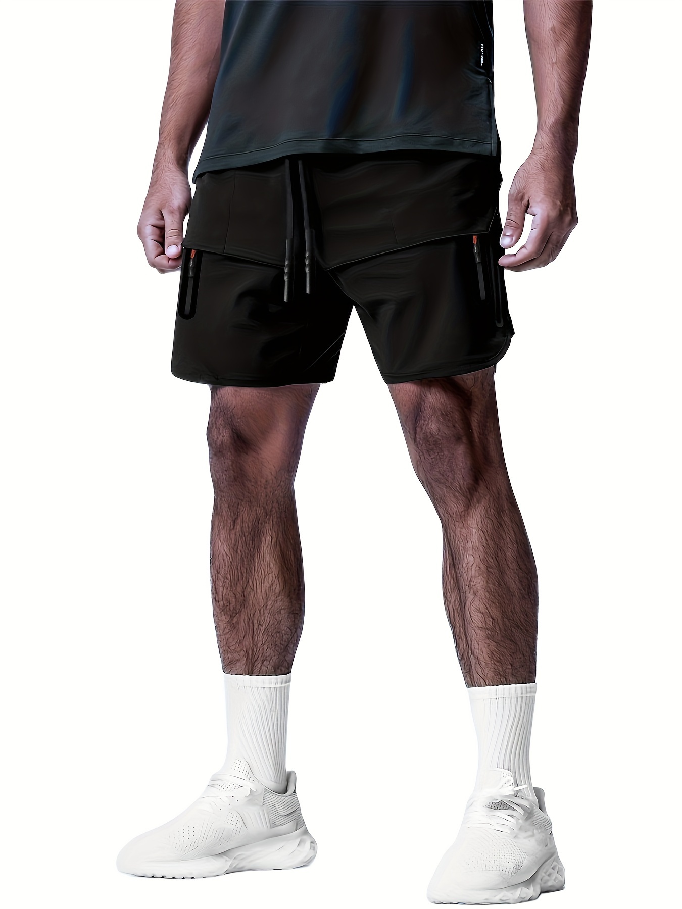 Pantalones Cortos/shorts Deportivos Estilo Americano - Temu