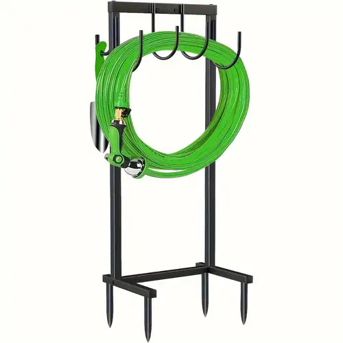 Wall Mounted Garden Hose Holder Hold 125ft 3/4 Hose, Durable and