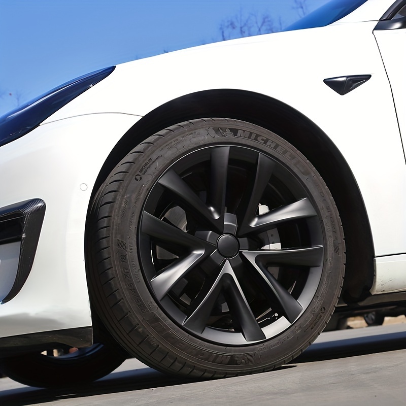 Model 3 18'' Aero Wheels Cover Hubcaps Remplacement 4PCS pour Tesla  (2017-2023)