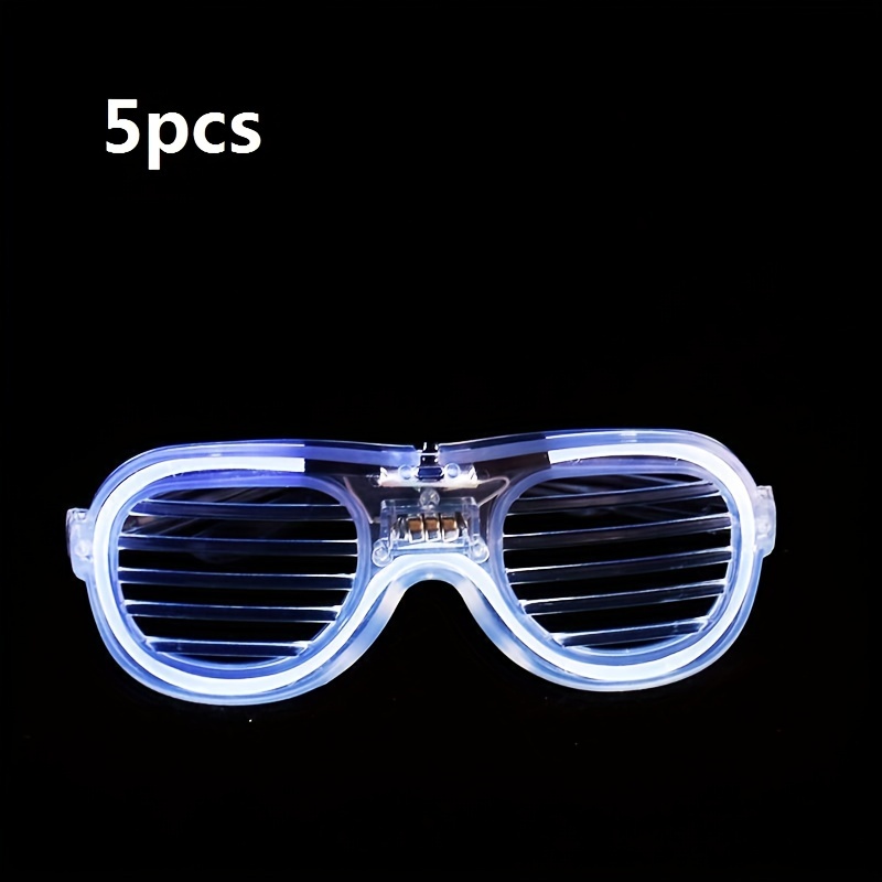 Led Glasses Party Supplies Light Up Glasses Shutter Shades - Temu