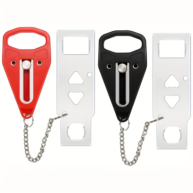 Portable Door Lock Extra Lock for Home Security & Privacy