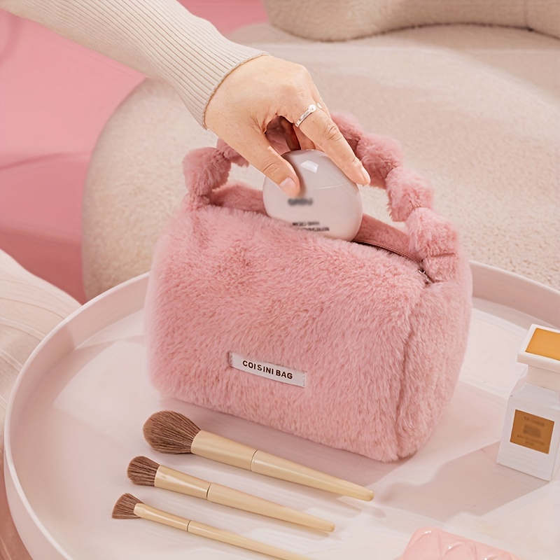 Fluffy sales makeup bag