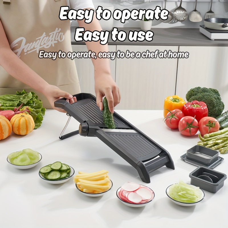 1 Set Vegetable Chopper, Multifunctional Mandolin Slicer, Kitchen