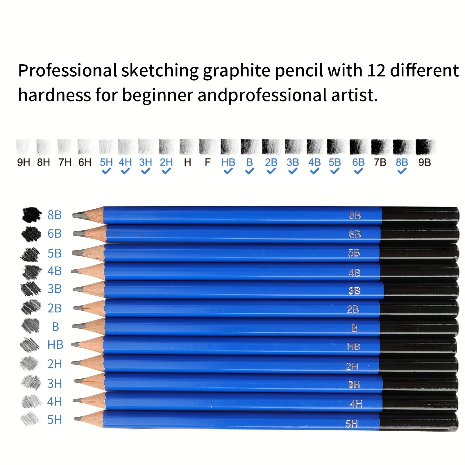 Drawing and Sketching Colored Pencils Kit 145PCS, Professional Art