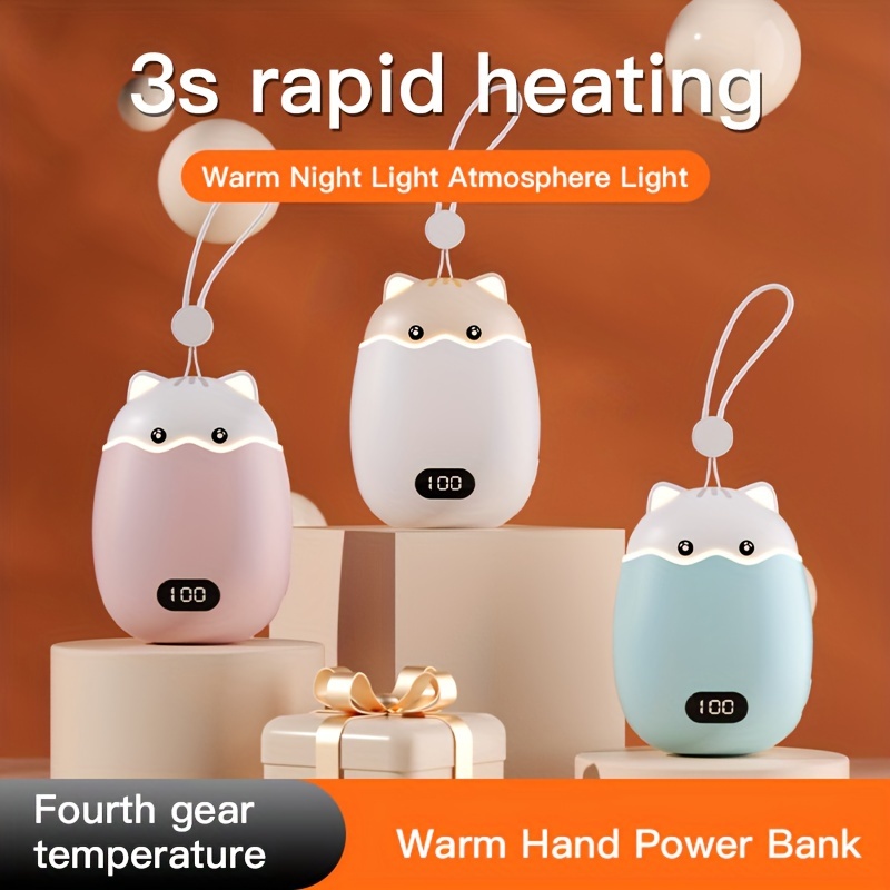 Rechargeable USB Handy Mini Pocket Warmer Cartoon Cute Winter Electric  Heater