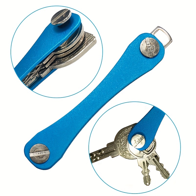 Key Organizer Clip Keys Diy Keychain Smart Holder Foldable - Temu
