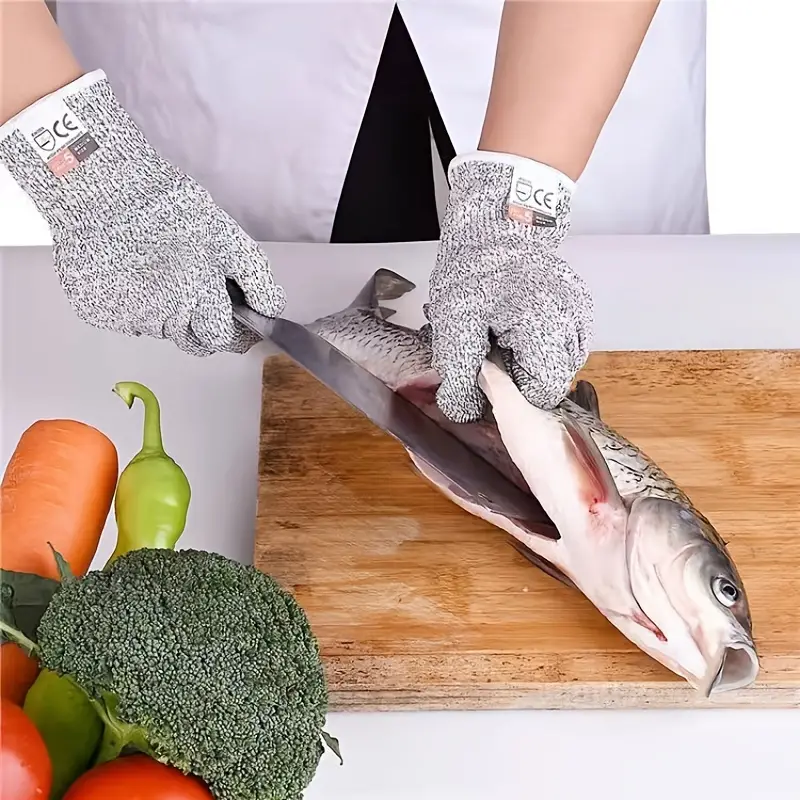Cut Resistant Gloves, Level 5 Protection Cutting Gloves, Anti Cut Gloves  For Kitchen Fish Slicing And More, - Temu