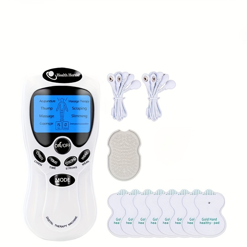 Electronic Muscle Stimulator, Dual Channel Micro Pulse Massager Full Body  Acupuncture And Relax Body, Pain Relief