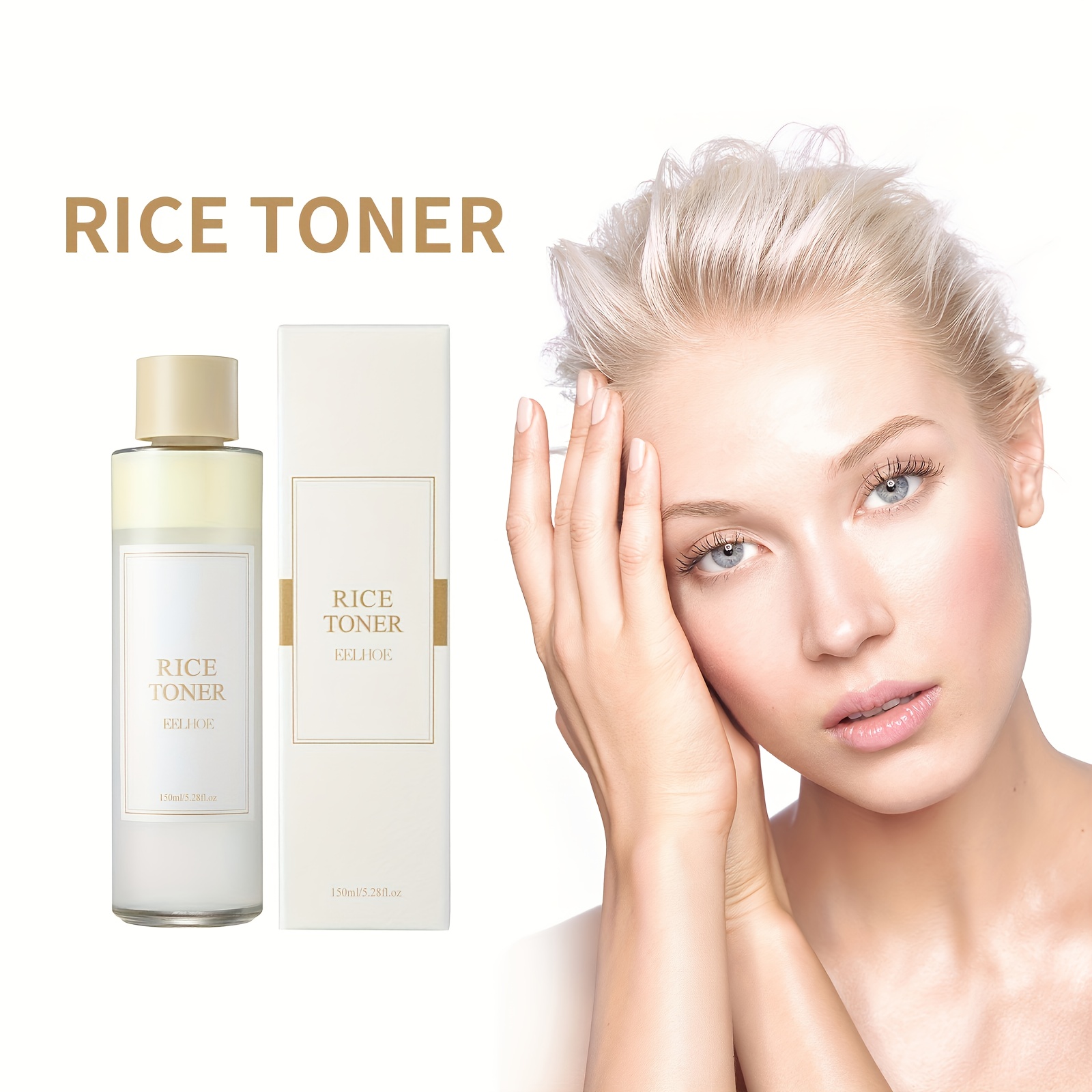 Rice Face Toner Moisturizing Toner Nourishing Facial Skin - Temu