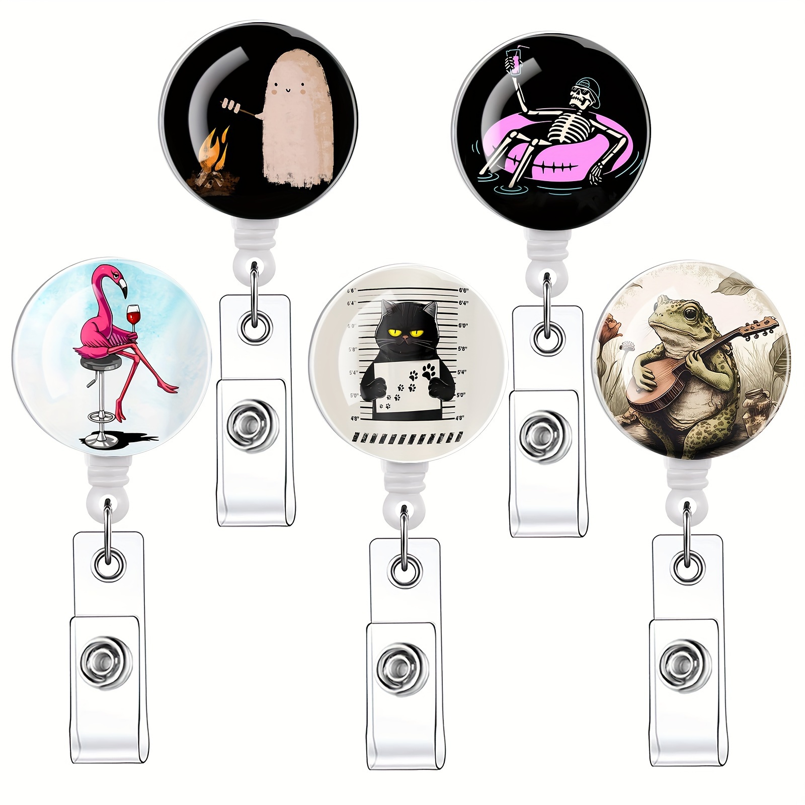 Christmas Retractable Badge Holders, Porta Badge Retrattile Natalizio Con  Clip In Metallo, Portabadge Con Cordino Per Nome E Portachiavi Per Ufficio  Infermiera - Forniture Per Ufficio E Scuola - Temu Italy