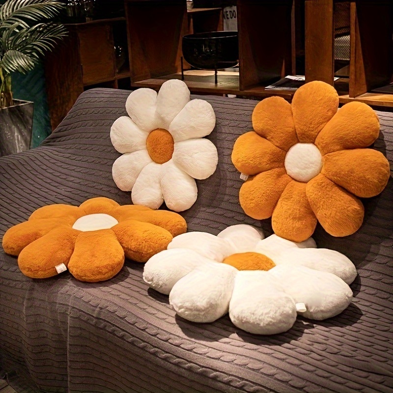 Small Daisy Flower shaped Cushion Office Computer Chair - Temu