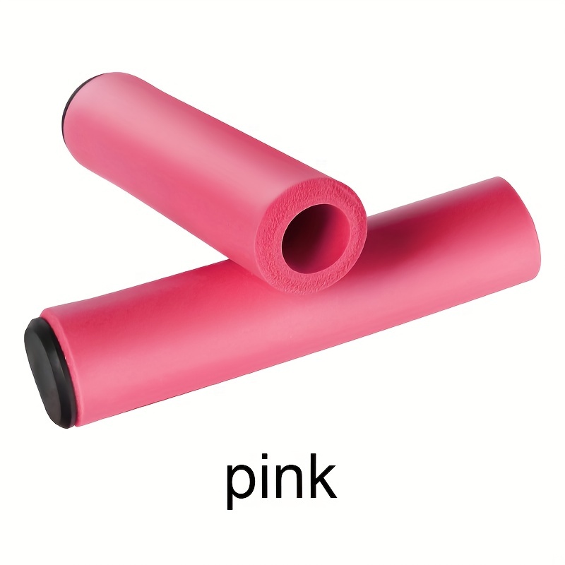 Pink bike hot sale handlebar grips