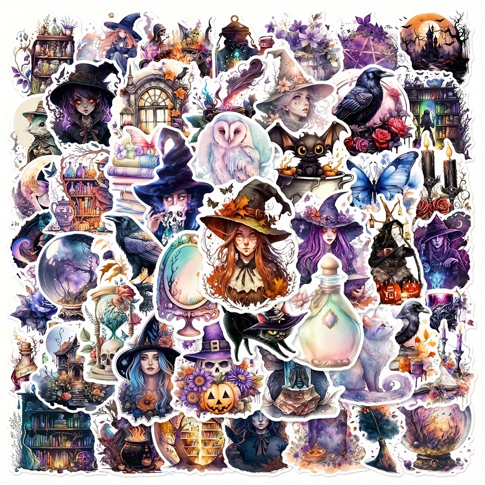 Gothic Stickers Goth Stickers Witchy Stickers Witchcraft 