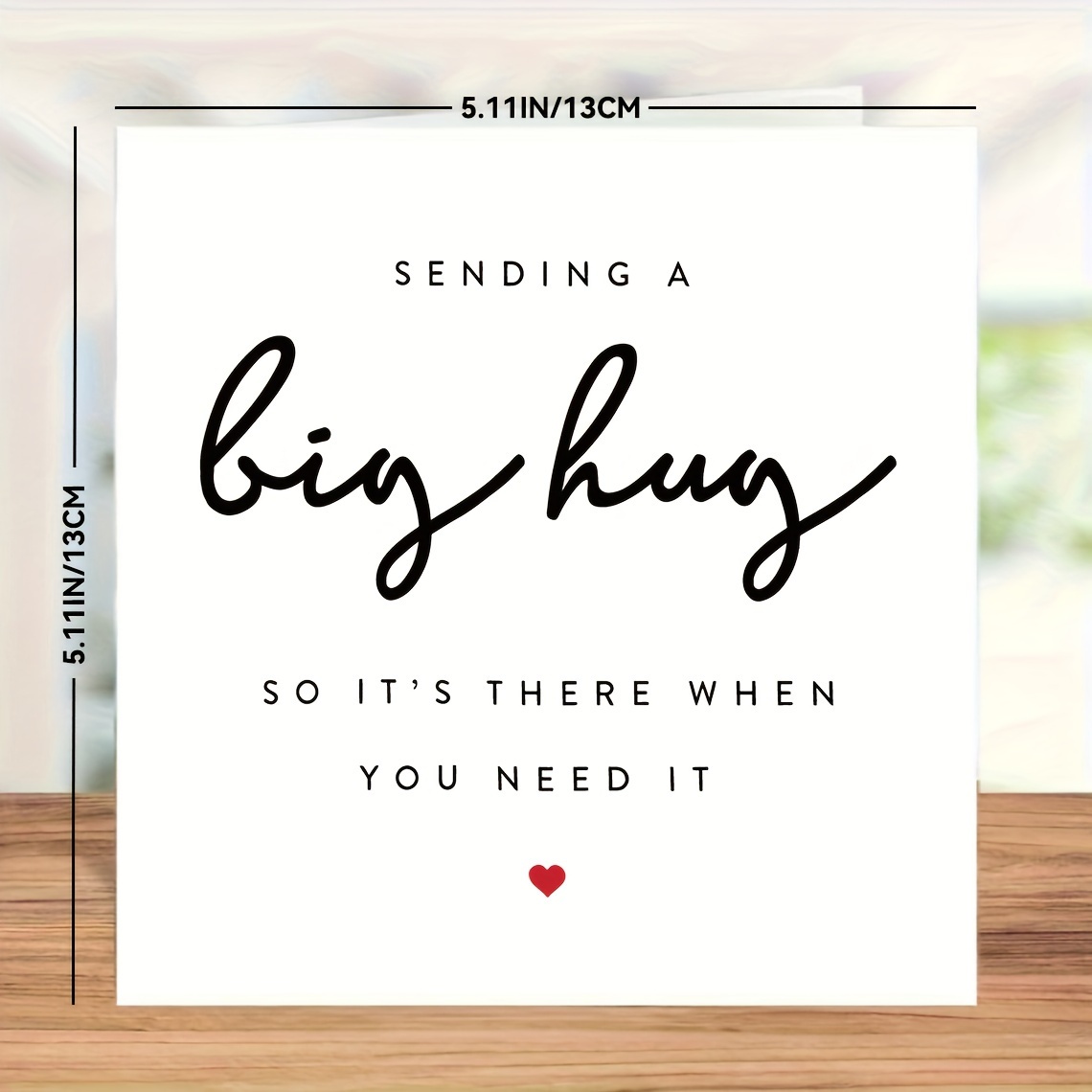 Wallet Card Sending A Big Hug 's Need Missing Card Long - Temu Philippines