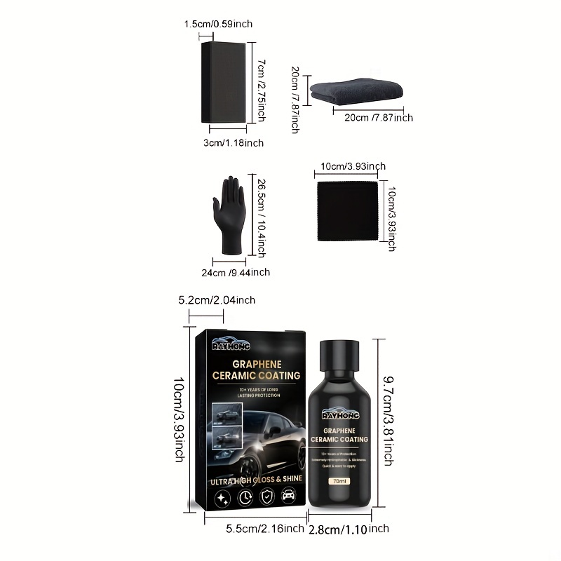 Automobile Graphene Ceramic Coating Super Water Crystal - Temu