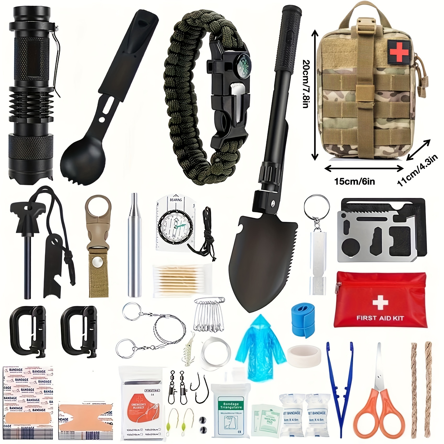 Be Prepared For Any Emergency Outdoor Survival Kit With