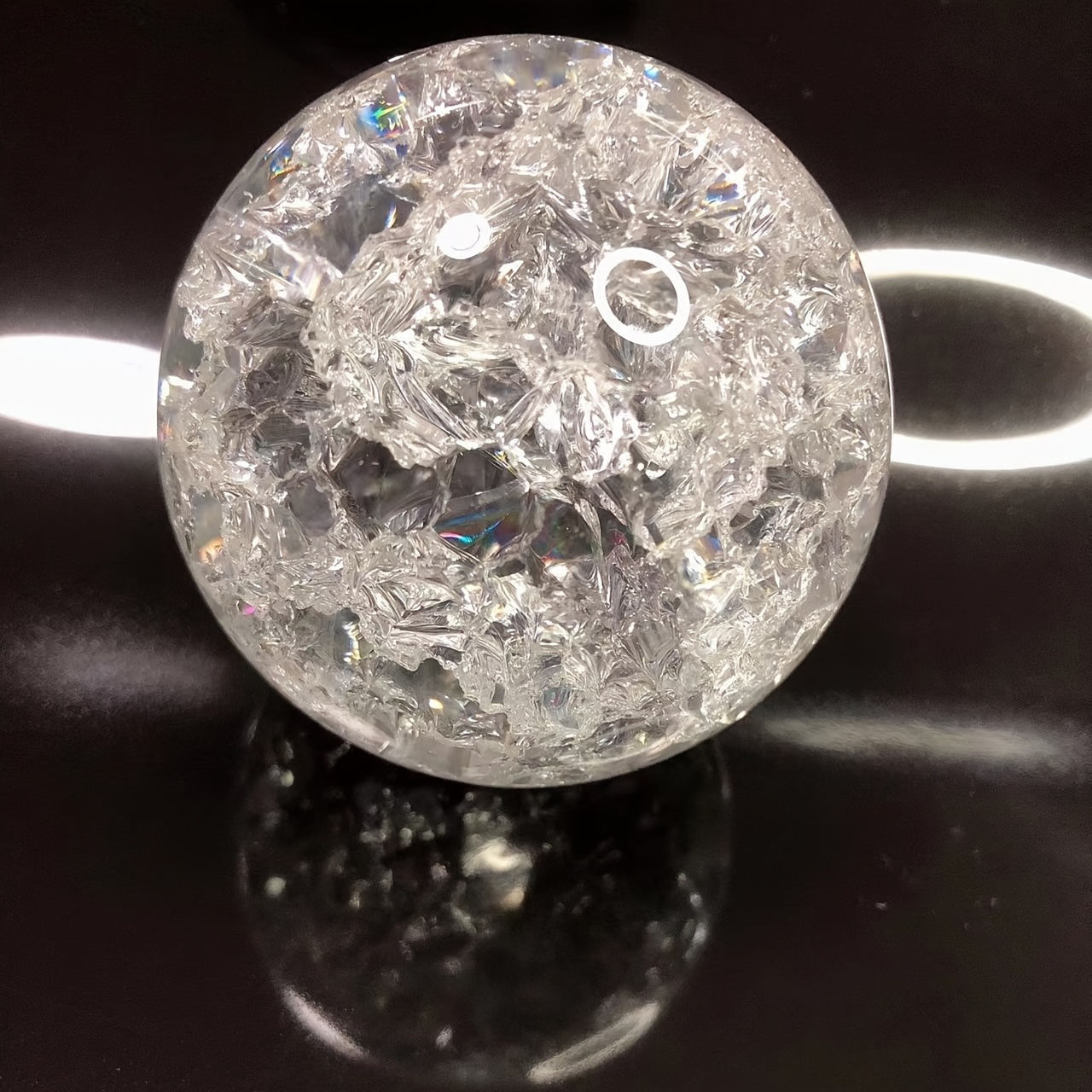1 Bola De Cristal De Burbuja De 60mm, Bola Decorativa De Cristal Con  Soporte, Adivinación De Observación De Fotografía O Feng Shui Y Bola De  Adivinaci