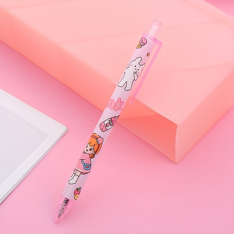 Cute Gel Pen: Creative Bunny Girls Bowknot Press Office Gift - Temu