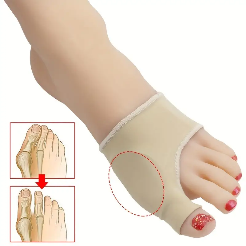 Bunion Corrector Toe Separator Socks Relieve Pain Straighten - Temu