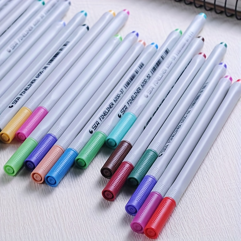 Needle Tube Pen Waterproof Hook Line Pen Cartoon Outlining - Temu