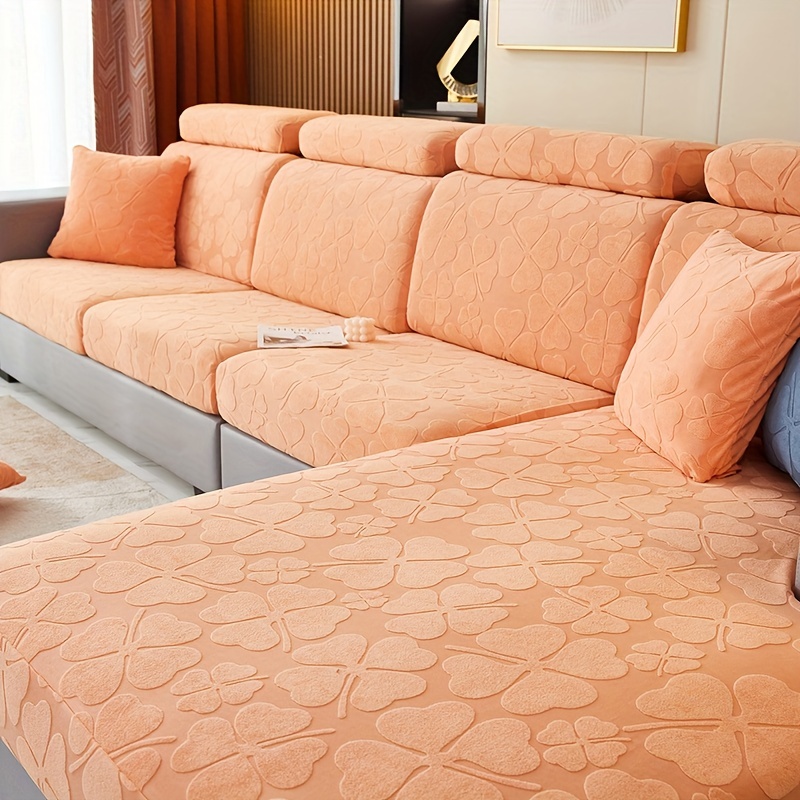 en forma de L funda sofa elastica con estampados elásticos fundas
