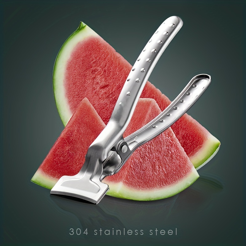 1pc 304 Stainless Steel Watermelon Slicer, Multifunctional And