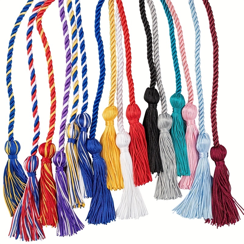 Graduation Cords 2023, SkyBlue White Honor Cords Graduation 2023,  Graduation Silk Rope Belt, Graduation Sash, 2023 Tassel Graduation, SkyBlue  White